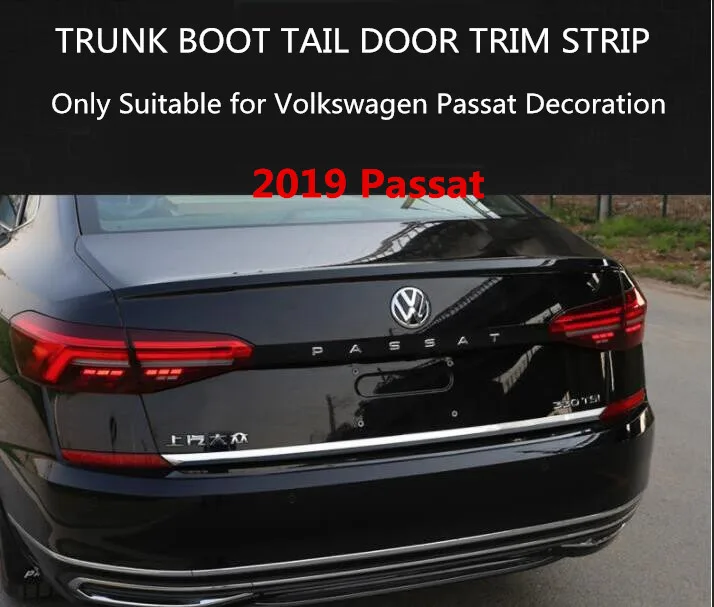 TRUNK BOOT TAIL DOOR TRIM STRIP is only Suitable for Volkswagen Passat, special for 11-19 Passat stainless steel ABS
TRUNK BOOT TAIL DOOR TRIM STRIP is only Suitable for Volkswagen Passat, special for 11-19 Passat stainless steel ABS