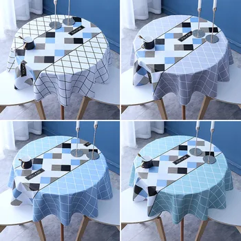 Small Round Tablecloth PVC Material Waterproof Table Cloth Nordic Home Decor Tea Table Cover toalhas de mesa T433
Small Round Tablecloth PVC Material Waterproof Table Cloth Nordic Home Decor Tea Table Cover toalhas de mesa T433
