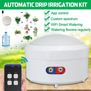 WIFI Connection Remote Control Automatic Watering Timer with growing light Garden Irrigation Controller Plant Watering System
WIFI Connection Remote Control Automatic Watering Timer with growing light Garden Irrigation Controller Plant Watering System