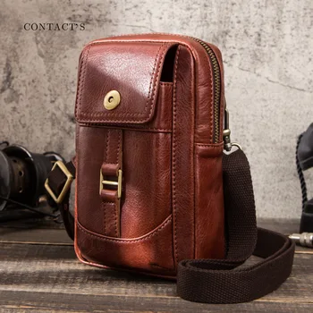 Black Angel European and American fashion trend cowhide men's messenger bag multifunctional leather phone pocket 
Black Angel European and American fashion trend cowhide men's messenger bag multifunctional leather phone pocket