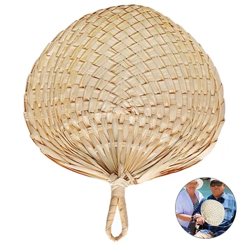 Chinese Style Handmade Fan Natural Hand Weaving Palm Leaf Fan Home Decor Vintage Cool Fan Summer Children Fan Daily Necessities
Chinese Style Handmade Fan Natural Hand Weaving Palm Leaf Fan Home Decor Vintage Cool Fan Summer Children Fan Daily Necessities
