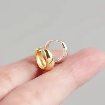 Small Dia. 8.5MM 100% Authentic 925 Sterling silver Glossy Smooth Round Oval Hoop Huggie Earrings jEWELRY tle940
Small Dia. 8.5MM 100% Authentic 925 Sterling silver Glossy Smooth Round Oval Hoop Huggie Earrings jEWELRY tle940