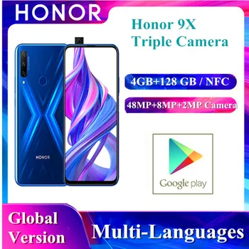 In Stock Origianl Honor 9X Smart Phone Global Version 48MP Triple Camera Kirin 710 Octa Fingerprint Unlock 4000mAh Smartphone
In Stock Origianl Honor 9X Smart Phone Global Version 48MP Triple Camera Kirin 710 Octa Fingerprint Unlock 4000mAh Smartphone