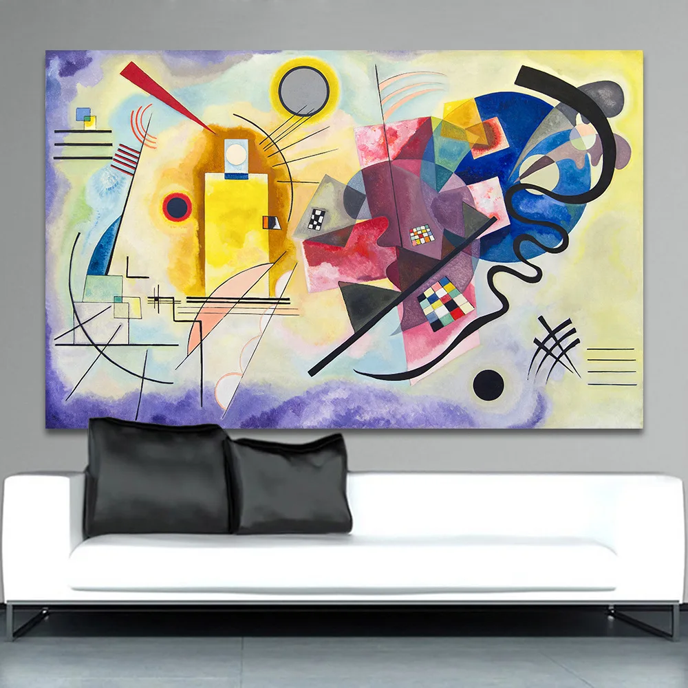 Abstract Colorful Canvas Painting Kandinsky Red Yellow Blue Poster and Prints Painting Wall Pictures for Home Decoration
Abstract Colorful Canvas Painting Kandinsky Red Yellow Blue Poster and Prints Painting Wall Pictures for Home Decoration