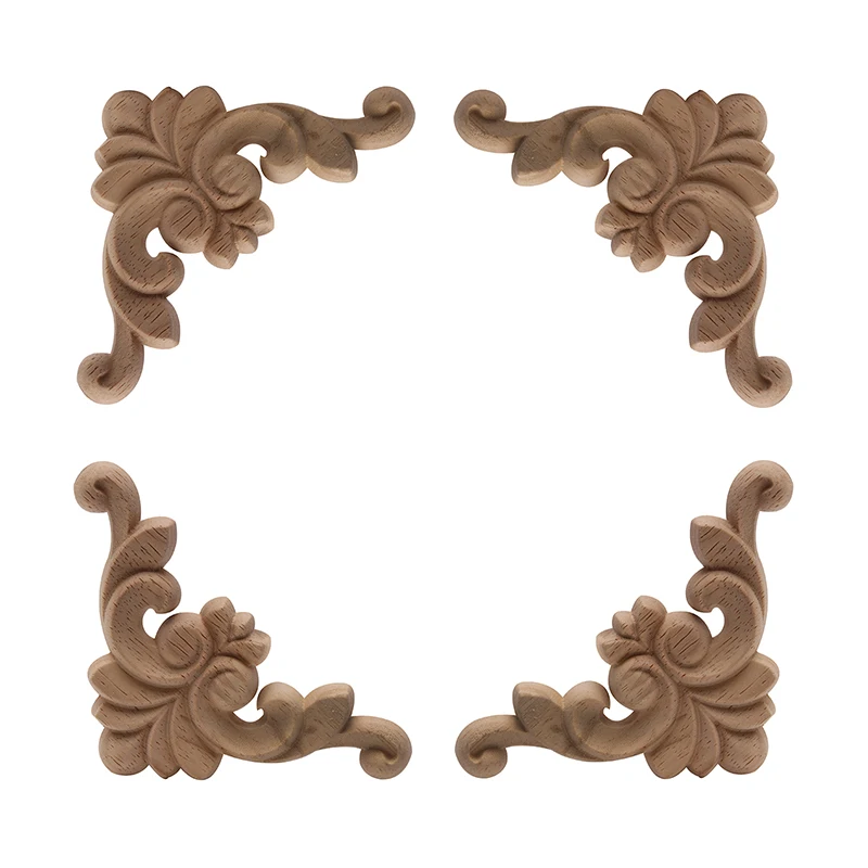 European Decorative Solid Wood Decals White Embryo Decorative Corner Flower Wood Doors and Windows Cabinet Decorative Flower NEW
European Decorative Solid Wood Decals White Embryo Decorative Corner Flower Wood Doors and Windows Cabinet Decorative Flower NEW