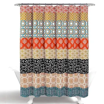 Bohemian Waterproof Polyester Shower Curtain with Bold Color Design, 180cm x 180cm
Bohemian Waterproof Polyester Shower Curtain with Bold Color Design, 180cm x 180cm