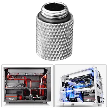 Extension Connector Lengthening Head Copper Water Cooling Block FittingsPractical and Durablefor Female G1/4 Thread
Extension Connector Lengthening Head Copper Water Cooling Block FittingsPractical and Durablefor Female G1/4 Thread