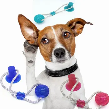 Dog Toy Suction Cup Dog Molar Bite Ball Push Toy Interactive Fun with TPR Ball Pet Tooth Ball Rope Suction Cup Pet Chew Ball Toy 
Dog Toy Suction Cup Dog Molar Bite Ball Push Toy Interactive Fun with TPR Ball Pet Tooth Ball Rope Suction Cup Pet Chew Ball Toy