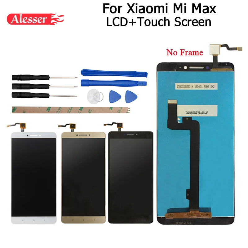 Alesser для xiaomi mi Max ЖК-дисплей и инструмент ремонта сенсорного экрана в сборе