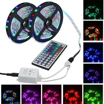 44 Key IR Remote Controller 5M LED RGB Lamps 5M Kitchen Cabinet LED Lights For Home Colset Decoration Lighting 3825Strip Light
44 Key IR Remote Controller 5M LED RGB Lamps 5M Kitchen Cabinet LED Lights For Home Colset Decoration Lighting 3825Strip Light