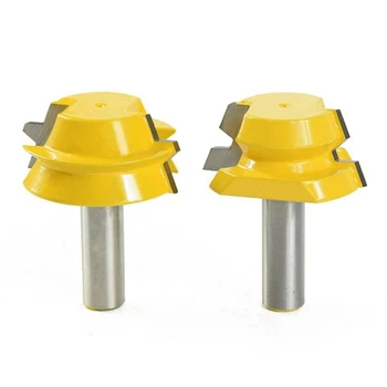 2Pcs 1/2 Inch Shank Hard Alloy Woodworking Cutter Trimming Set Octahedral Milling Cutter Router Bit Wood Cutting Tool for Woodwo 
2Pcs 1/2 Inch Shank Hard Alloy Woodworking Cutter Trimming Set Octahedral Milling Cutter Router Bit Wood Cutting Tool for Woodwo