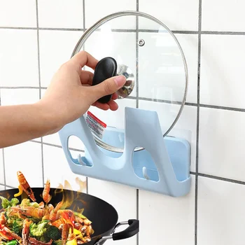 Pot Lid Rack Plastic Pan Pot Cover Drain Rack Storage Shelf Space Saving Spoon Rests Pot Clips Wall Mounted Hanging Lid Holder
Pot Lid Rack Plastic Pan Pot Cover Drain Rack Storage Shelf Space Saving Spoon Rests Pot Clips Wall Mounted Hanging Lid Holder