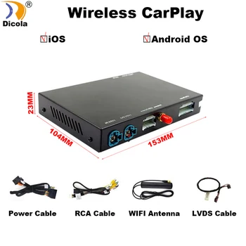 Wireless Apple CarPlay Android Auto Decoder interface for BMW F20 F21 F22 F23 NBT System with 6.5''/8.8''/10.25''Screen
Wireless Apple CarPlay Android Auto Decoder interface for BMW F20 F21 F22 F23 NBT System with 6.5''/8.8''/10.25''Screen