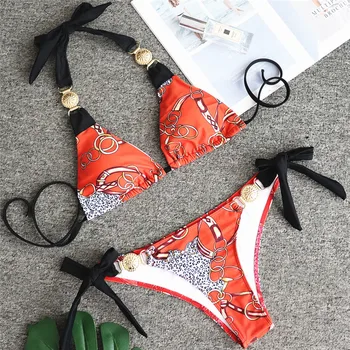 Women's Swimming Suit 2019 New Swimwear Women Backless Bikini Set Two Piece Swimsuit Maillot De Bain Push Up Biquini
Women's Swimming Suit 2019 New Swimwear Women Backless Bikini Set Two Piece Swimsuit Maillot De Bain Push Up Biquini