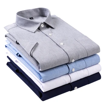 Casual Social Formal shirt Men short Sleeve Shirt Business Slim Office Shirt male Cotton Mens Dress Shirts 4 color size M-5XL
Casual Social Formal shirt Men short Sleeve Shirt Business Slim Office Shirt male Cotton Mens Dress Shirts 4 color size M-5XL