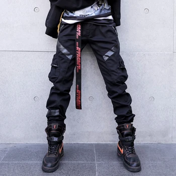 Black Cargo Pants Men Women Leather Patchwork Tactical Pants 2019 Autumn Multi-pocket Hip Hop Trousers Fashion Streetwear W0093
Black Cargo Pants Men Women Leather Patchwork Tactical Pants 2019 Autumn Multi-pocket Hip Hop Trousers Fashion Streetwear W0093