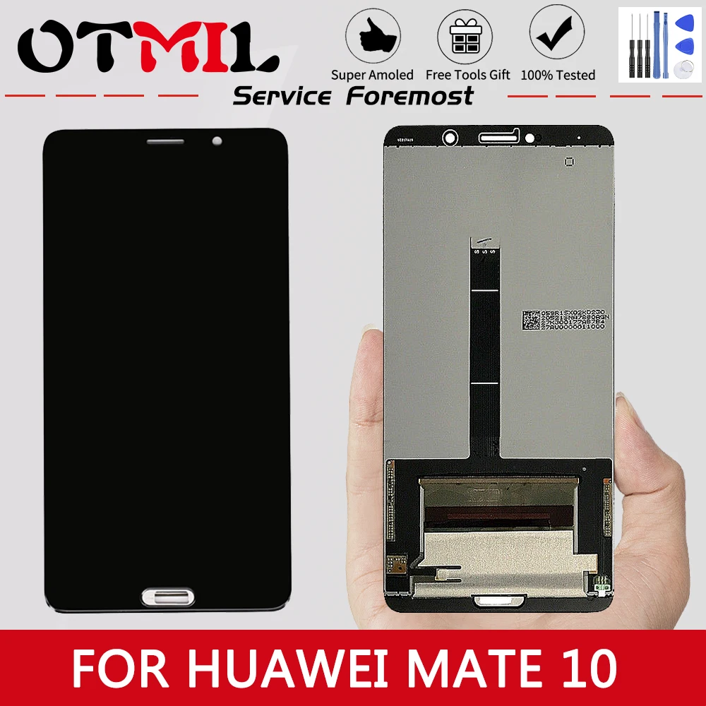 OTMIL 5.9" 100% New for Huawei Mate 10 LCD Touch Screen Digitizer Replacement Frame ALP-L09 ALP-L29 For Mate 10 Display
OTMIL 5.9" 100% New for Huawei Mate 10 LCD Touch Screen Digitizer Replacement Frame ALP-L09 ALP-L29 For Mate 10 Display