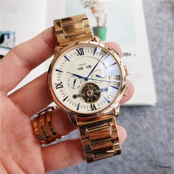Limitde edition PH Tourbillon automatic mechanical Wrist Wacth Quality AAA Top brand luxury Patek mens watches clock Self-Wind
Limitde edition PH Tourbillon automatic mechanical Wrist Wacth Quality AAA Top brand luxury Patek mens watches clock Self-Wind