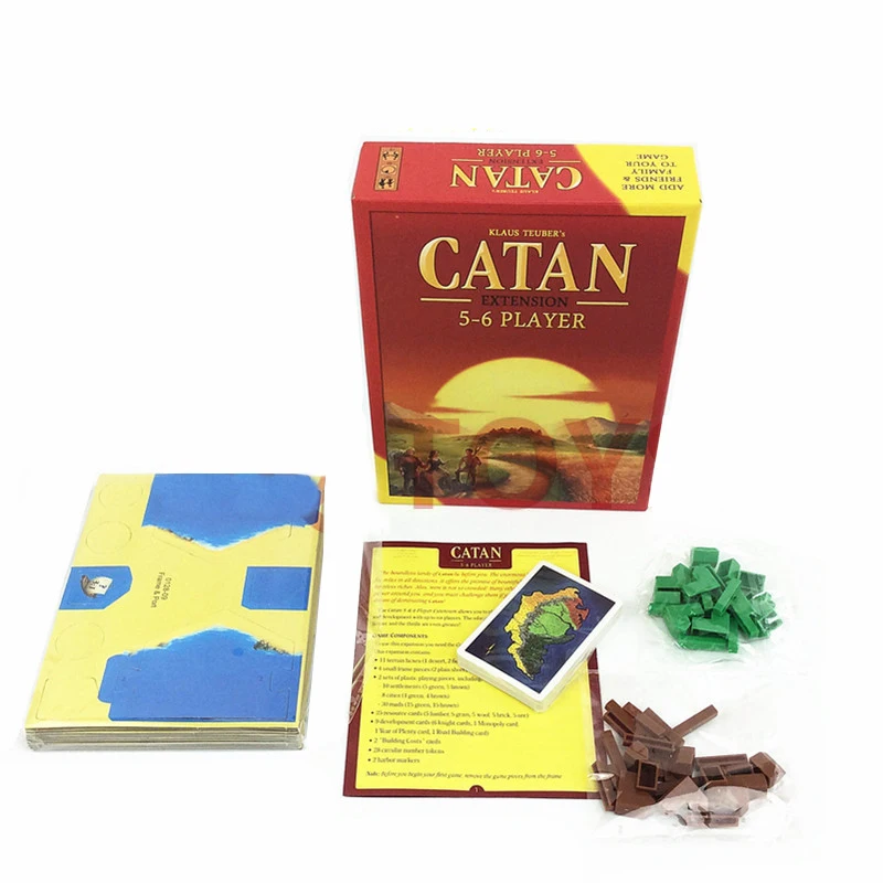 Catan Board Game: 5-6 Player Extension pack Catan family party game Entertainment board game card game
Catan Board Game: 5-6 Player Extension pack Catan family party game Entertainment board game card game