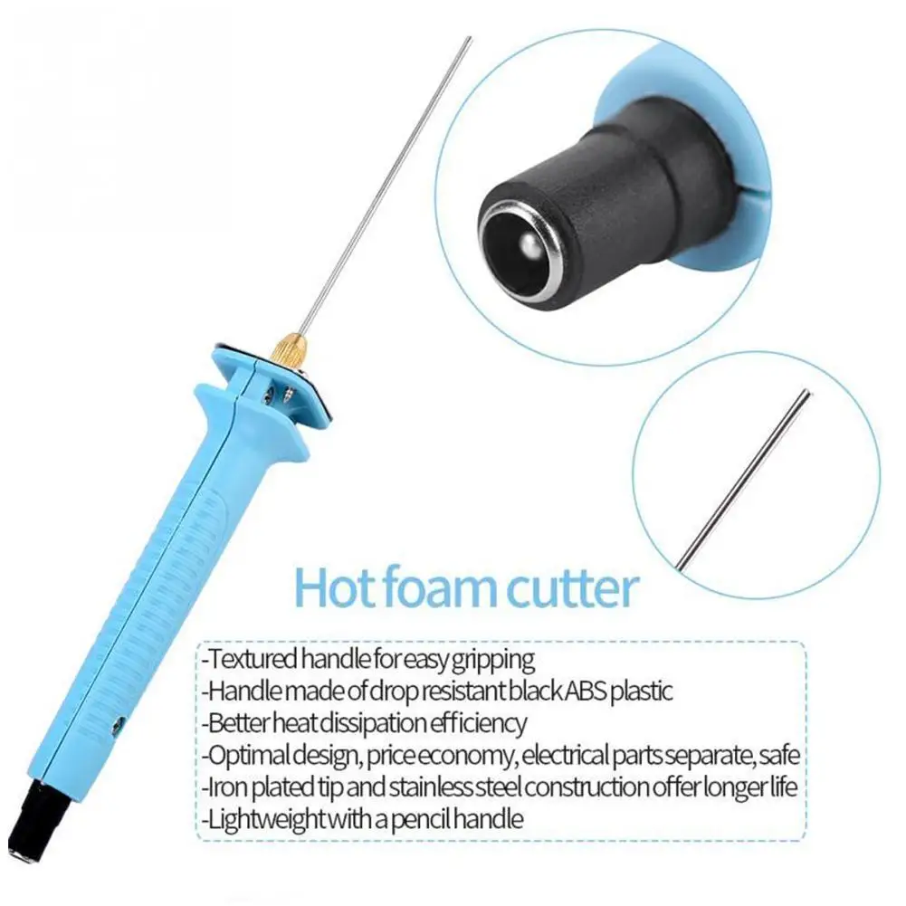 Electric Foam Cutter Polystyrene Styrofoam Knife Hot Styrofoam Wire Portable Foam Tools Foam Knife Cutting Cutter Cutting E4L2
Electric Foam Cutter Polystyrene Styrofoam Knife Hot Styrofoam Wire Portable Foam Tools Foam Knife Cutting Cutter Cutting E4L2