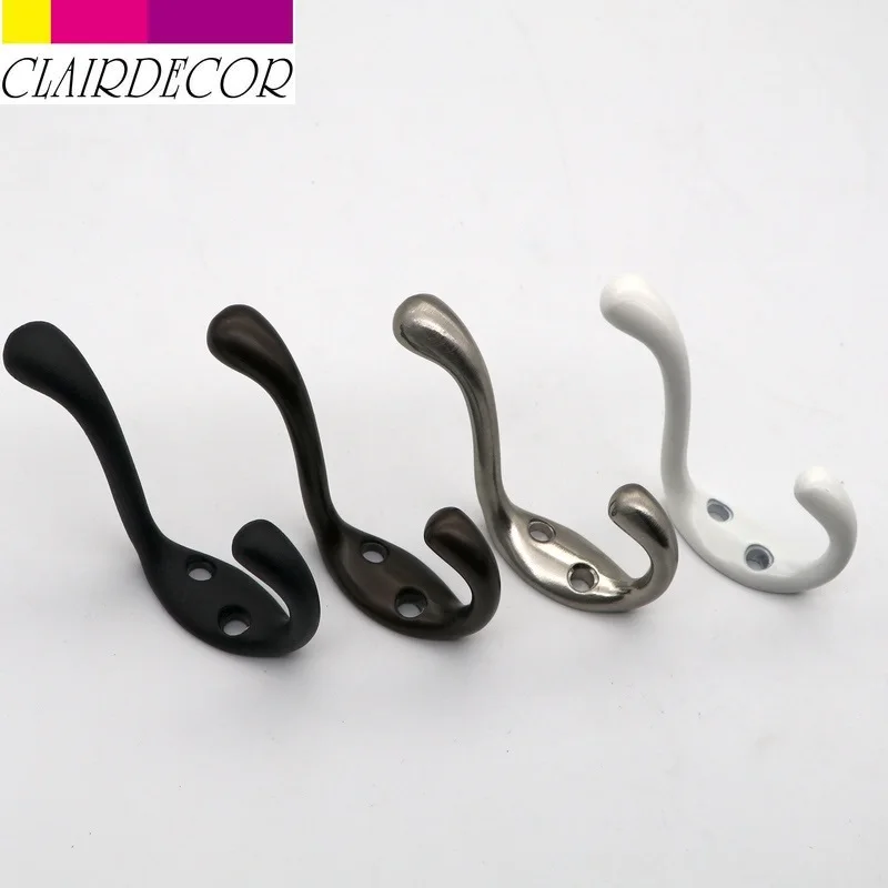 3-1/2"Hanger clothes holder coat hat hook bag rack cap key wall vintage bedroom kitchen door bathroom
3-1/2"Hanger clothes holder coat hat hook bag rack cap key wall vintage bedroom kitchen door bathroom