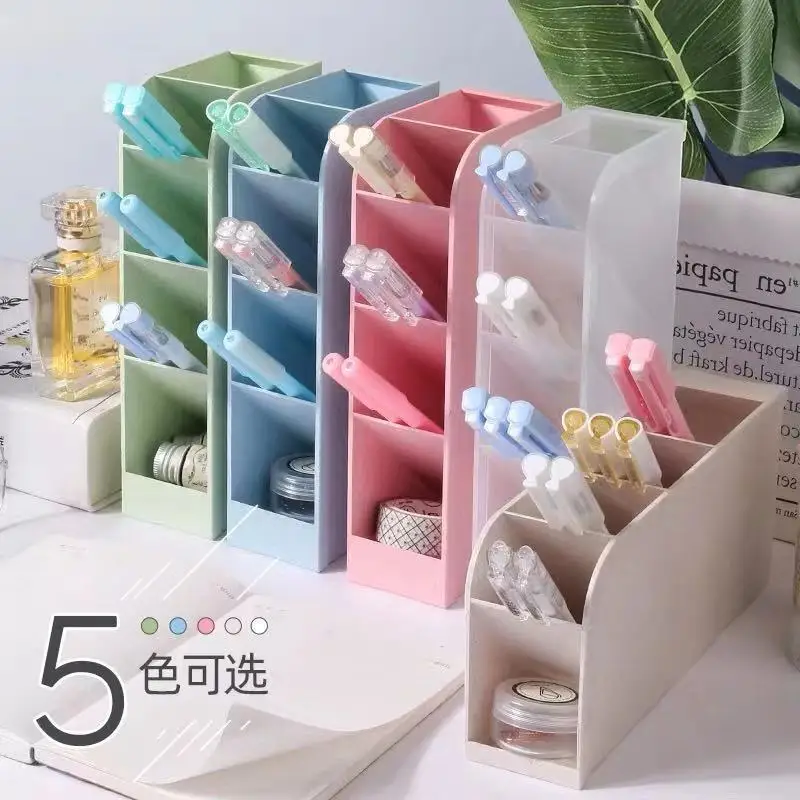 Multi-function Desktop Pen Holder Office School Storage Case Plastic Storage Box Desk Cosmetic Brush Organizer Jewelry Case
Multi-function Desktop Pen Holder Office School Storage Case Plastic Storage Box Desk Cosmetic Brush Organizer Jewelry Case