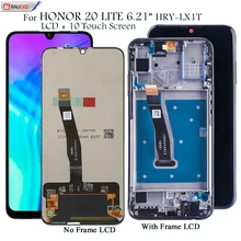 Écran tactile Lcd de remplacement pour Honor 20 Lite, 6.21 pouces, 10 pièces de rechange pour téléphone portable=
