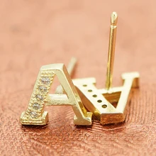 26 English Letters Gold-plated Earrings Party Daily Life Club Dating Jewelry Silver Couple Name Gift
26 English Letters Gold-plated Earrings Party Daily Life Club Dating Jewelry Silver Couple Name Gift
