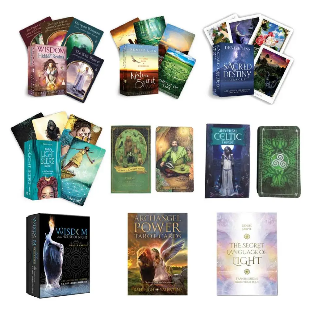 Tarot Cards Deck Board Games Oracle Guidance Divination Fate Tarot Table Playing Card game For Home Family Party Entertainment
Tarot Cards Deck Board Games Oracle Guidance Divination Fate Tarot Table Playing Card game For Home Family Party Entertainment