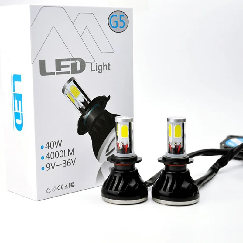 Britgenrl 2pc/set G5 Car Light Led H4 H7 H8 9005 9006 H13 Waterproof IP68 60W 8000LM Fog Light 6000K Car LED Bulb
Britgenrl 2pc/set G5 Car Light Led H4 H7 H8 9005 9006 H13 Waterproof IP68 60W 8000LM Fog Light 6000K Car LED Bulb