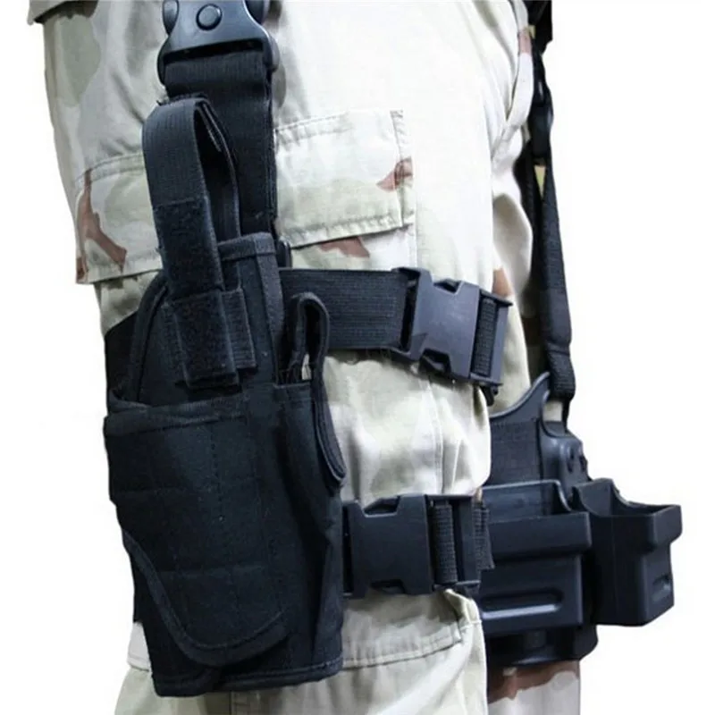 Multi-functional Tactical Hunting Holsters Army Pistol Adjustable Gun Holster Camping Guns Pouch Holder Tactical Right Leg Bag
Multi-functional Tactical Hunting Holsters Army Pistol Adjustable Gun Holster Camping Guns Pouch Holder Tactical Right Leg Bag