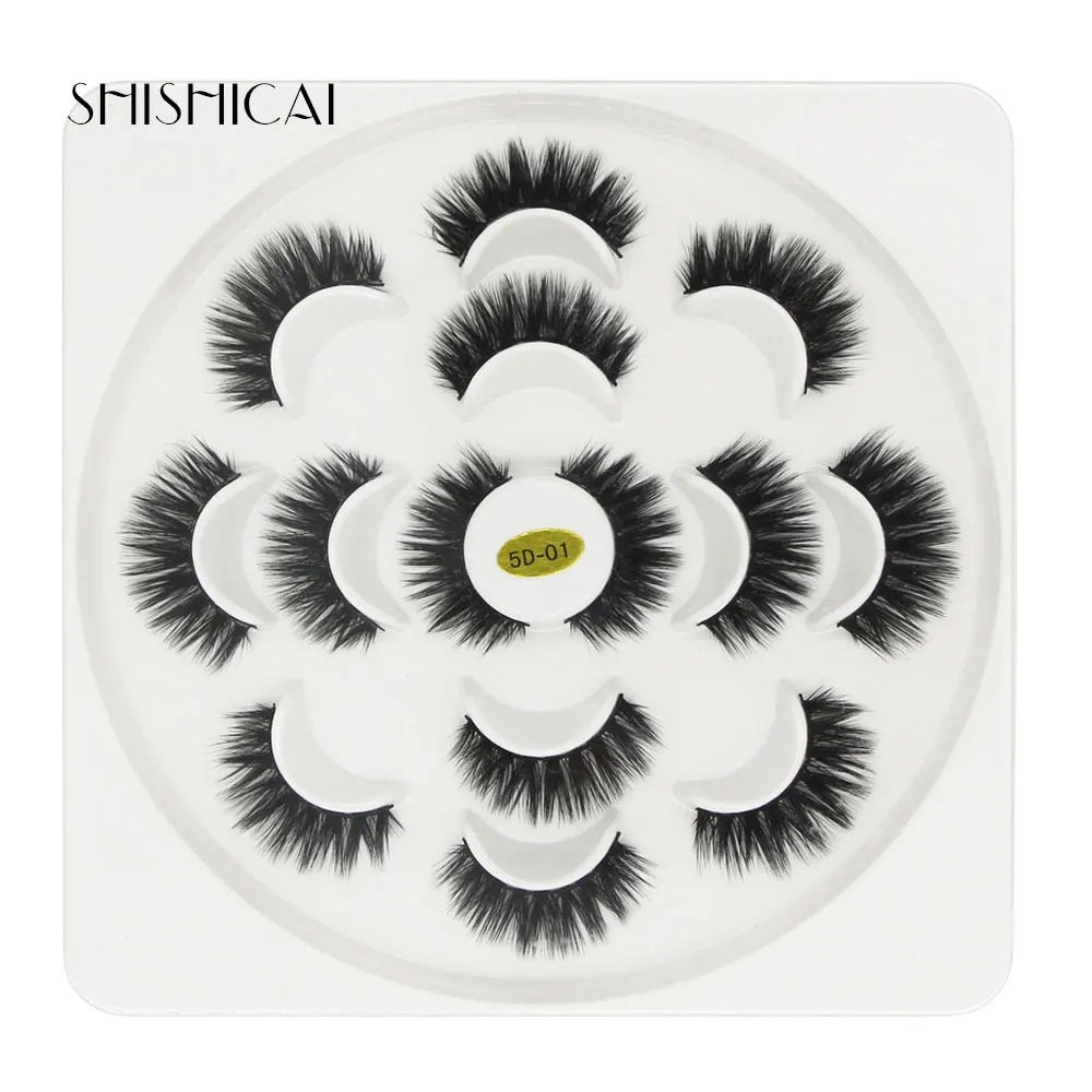 SHISHICAI 7 Pairs Eyelashes 3d Mink Lashes Natural Long 1 Box Mink Eyelashes 1cm-1.5cm 3d False Eyelashes Full Strip Lashes
SHISHICAI 7 Pairs Eyelashes 3d Mink Lashes Natural Long 1 Box Mink Eyelashes 1cm-1.5cm 3d False Eyelashes Full Strip Lashes