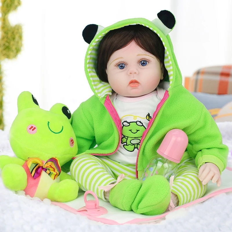 New Style Cross-Border 55cm Reborn Dolls Model Infant Pacify Sleep Soft Silcone Doll CHILDREN'S Toy Wholesale
New Style Cross-Border 55cm Reborn Dolls Model Infant Pacify Sleep Soft Silcone Doll CHILDREN'S Toy Wholesale