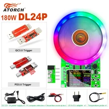 180W DC tester APP electronic load lithium battery capacity monitor discharge charge power meter supply checker + PD/QC Trigger
180W DC tester APP electronic load lithium battery capacity monitor discharge charge power meter supply checker + PD/QC Trigger