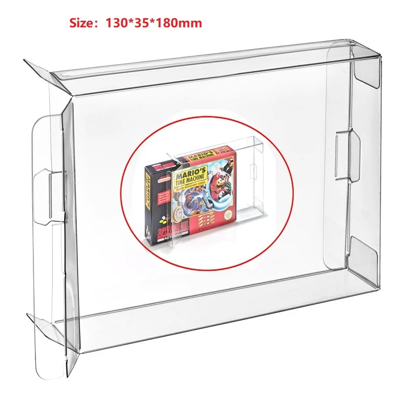 H 10Pcs Clear Cartridge Box Case Sleeve CIB Protector for SNES US Version/SFC Games Cartridge Box Sleeve Japan Version
H 10Pcs Clear Cartridge Box Case Sleeve CIB Protector for SNES US Version/SFC Games Cartridge Box Sleeve Japan Version