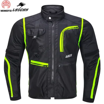 LYSCHY New Windproof Motorcycle Jacket Jaqueta Motociclista Moto Cross Riding Jacket Suit Hombre Biker Racing Clothing Green 4XL 
LYSCHY New Windproof Motorcycle Jacket Jaqueta Motociclista Moto Cross Riding Jacket Suit Hombre Biker Racing Clothing Green 4XL
