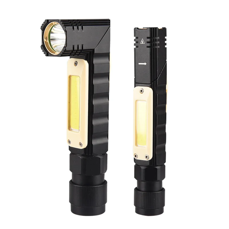 Multifunctional LED Flashlight USB Rechargeable Battery Powerful T6 Torch Side COB Light Linterna Tail Magnet Work Light
Multifunctional LED Flashlight USB Rechargeable Battery Powerful T6 Torch Side COB Light Linterna Tail Magnet Work Light