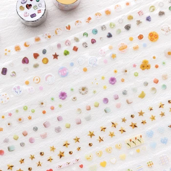 1Pcs / PET diy Diary Washi Tape Cute Decorative Adhesive Tape Masking Tape For Stickers Scrapbooking DIY Stationery Tape
1Pcs / PET diy Diary Washi Tape Cute Decorative Adhesive Tape Masking Tape For Stickers Scrapbooking DIY Stationery Tape