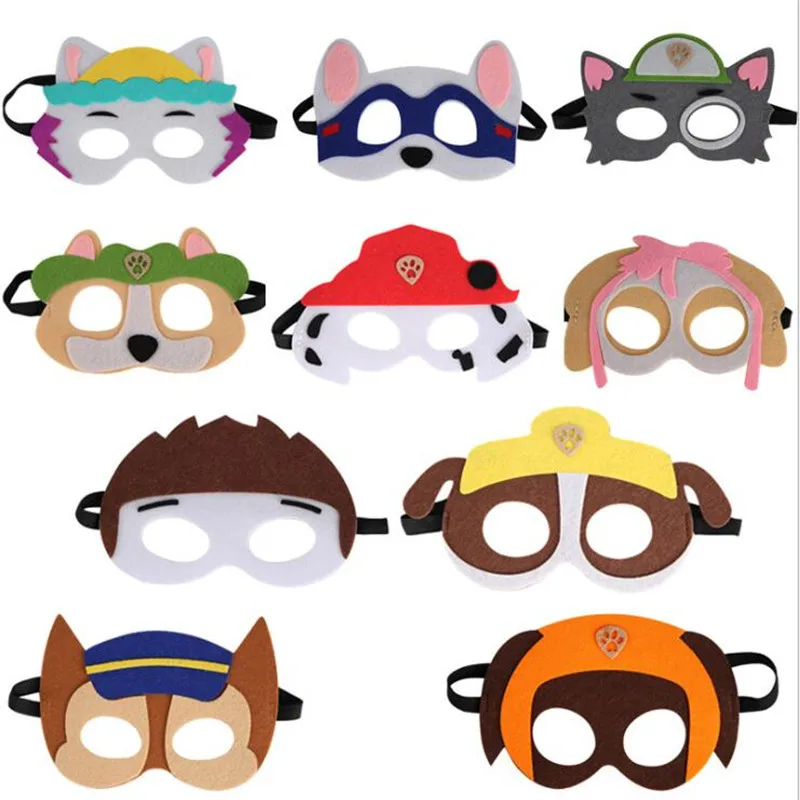 10 Pcs/Set Paw Patrol Dog Series Masquerade Ball Kids Patch Cartoon Shapes Mask Action Figure Children Birthday Party Gifts
10 Pcs/Set Paw Patrol Dog Series Masquerade Ball Kids Patch Cartoon Shapes Mask Action Figure Children Birthday Party Gifts