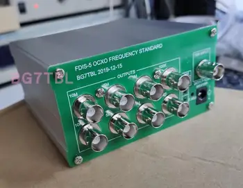 FDIS-5 OCXO frequency reference, 10M 5M 1M 100K 1PPS output, constant temperature crystal
FDIS-5 OCXO frequency reference, 10M 5M 1M 100K 1PPS output, constant temperature crystal