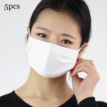 5pcs Silk Mouth Masks Women Masks Double Layer PM2.5 Anti Dust Easy to Clean Solid Color Korean Style Breathable Sun Protection
5pcs Silk Mouth Masks Women Masks Double Layer PM2.5 Anti Dust Easy to Clean Solid Color Korean Style Breathable Sun Protection