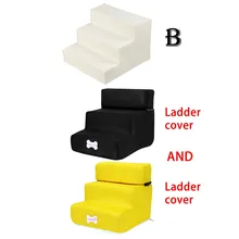 Nuevo 3 pasos de malla de no-deslizamiento inferior escaleras y escalera cubierta combinación perro puerta Дверь Для Кошки perro la puerta 2020(China)