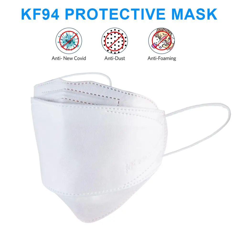 50PCS KF94 Face Mask Dust-proof Breathable Air Filter Mask With Adjustable Nose Bar For Outdoor Activity
50PCS KF94 Face Mask Dust-proof Breathable Air Filter Mask With Adjustable Nose Bar For Outdoor Activity