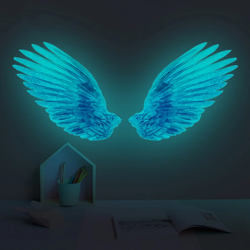 2pcs Luminous PVC Feather Wall Stickers Glow In The Dark Home Decoration Baby Nursery DIY Art Stickers
2pcs Luminous PVC Feather Wall Stickers Glow In The Dark Home Decoration Baby Nursery DIY Art Stickers