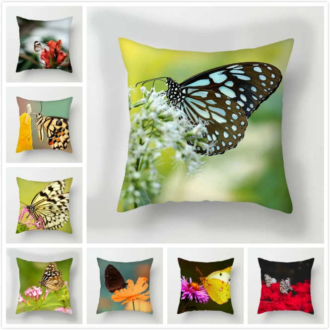 Fuwatacchi Butterfly Throw Pillows Cushion Cover Animal Printed Pillow Cover for Home Sofa Bedroom Decorative Pillowcase 2019
Fuwatacchi Butterfly Throw Pillows Cushion Cover Animal Printed Pillow Cover for Home Sofa Bedroom Decorative Pillowcase 2019
