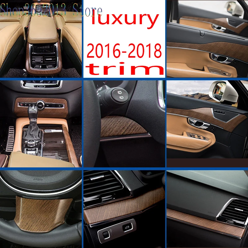 For Volvo XC90 2016-2018 ABS Peach wood Internal trim cover Decorative stickers Kit Car Styling Accessories 10pcs
For Volvo XC90 2016-2018 ABS Peach wood Internal trim cover Decorative stickers Kit Car Styling Accessories 10pcs