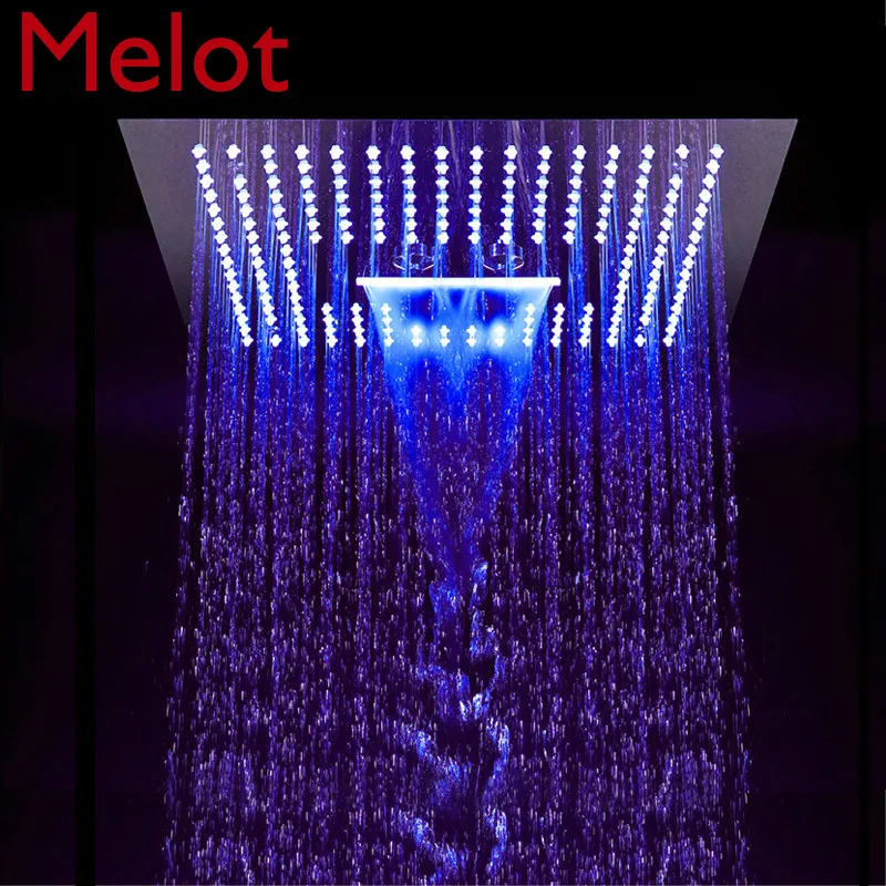 64 Color 3 Function Big Led Shower Head Waterfall Ceiling Shower Bathroom SPA Rainfall Stainless Steel Chrome Showerhead
64 Color 3 Function Big Led Shower Head Waterfall Ceiling Shower Bathroom SPA Rainfall Stainless Steel Chrome Showerhead