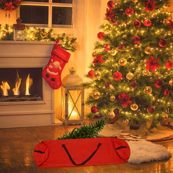 1Pc Zippered Bag With Handles Practical Portable Durable Storage Bag Christmas Tree Storage Container Christmas Supplies for Hom 
1Pc Zippered Bag With Handles Practical Portable Durable Storage Bag Christmas Tree Storage Container Christmas Supplies for Hom