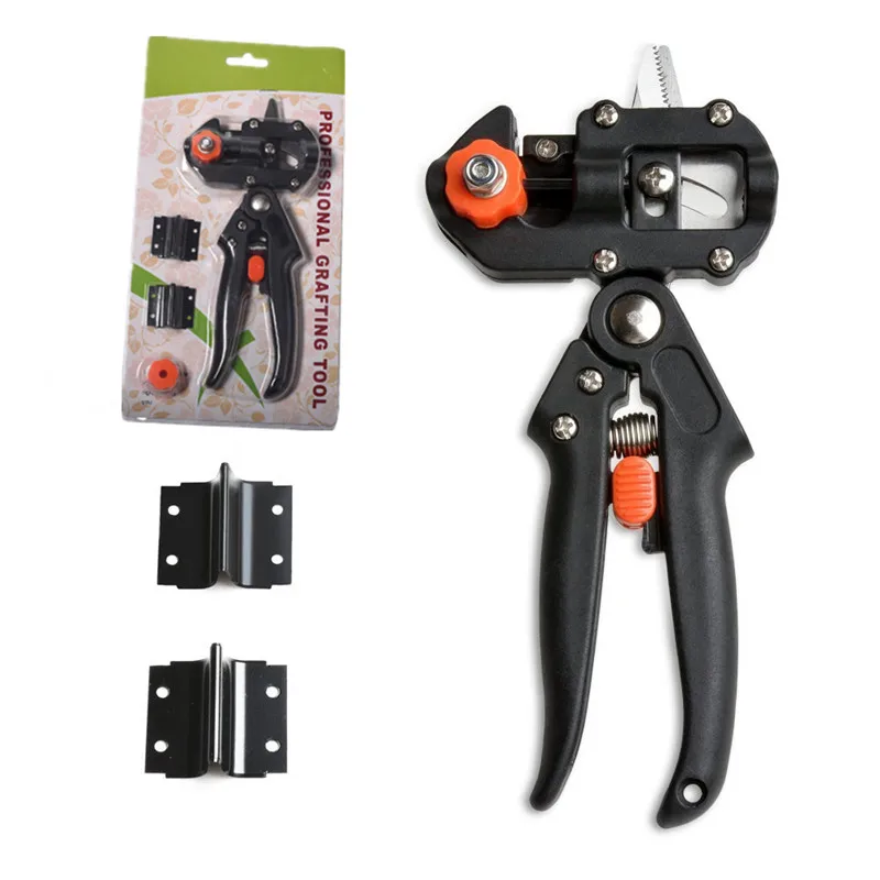 Professional 3 Blade OMEGA-type V-type U-type Grafting Pruner Black Color (grafting tape included)
Professional 3 Blade OMEGA-type V-type U-type Grafting Pruner Black Color (grafting tape included)