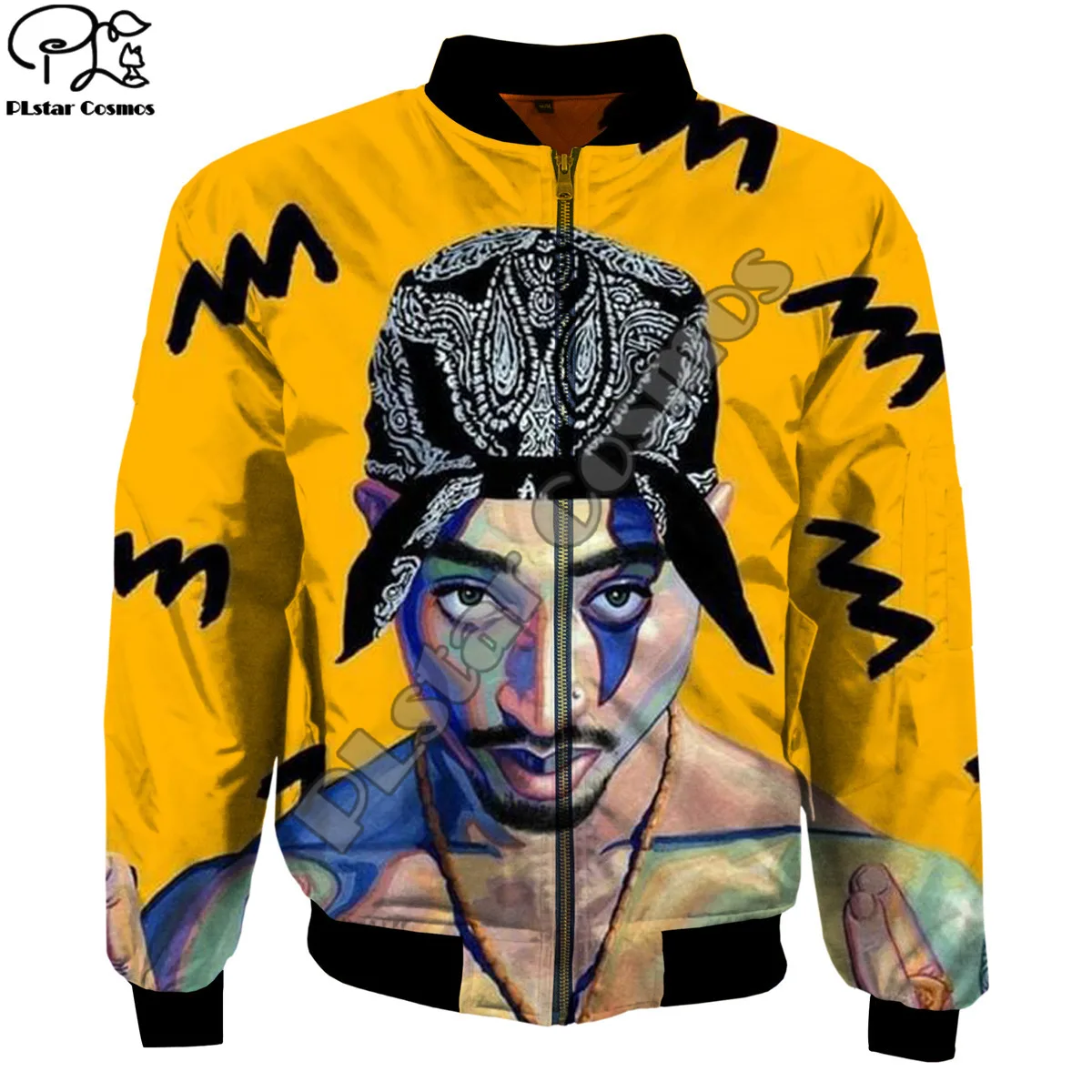 PLstar Cosmos Rapper 2pac Rapstar 3D Printed Trendy Hip-Hop Sportswear Unisex Casual Windbreaker Bomber Jacket Style-6
PLstar Cosmos Rapper 2pac Rapstar 3D Printed Trendy Hip-Hop Sportswear Unisex Casual Windbreaker Bomber Jacket Style-6